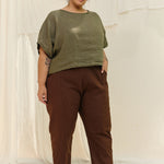 Linn Tee in Lightweight Linen Lichen#color_lichen