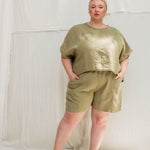 Linn Tee in Midweight Linen Pear#color_pear