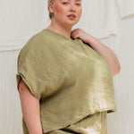 Linn Tee in Midweight Linen Pear#color_pear
