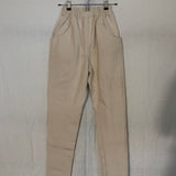 Clyde Work Pant in Cotton Canvas, Natural, Size 0-Tall | SAMPLE SALE