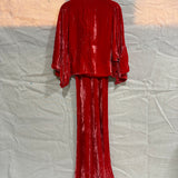 Vintage 1920s Silk Velvet Gown and Jacket - Size S | SAMPLE SALE A-02