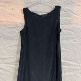 Gemma Dress in Silk Crepe, Black, Size XS/S | SAMPLE SALE A-09