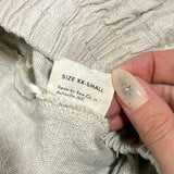 Clyde Work Pant in Midweight Linen, Flax, Size XXS | SAMPLE SALE