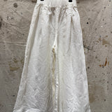 Andy Palazzo in Midweight Linen, Ivory, Size XXS-Regular | SAMPLE SALE